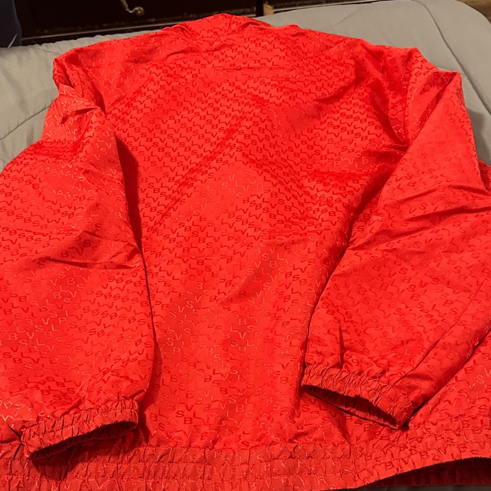 Valabasas Vibrant Red Patterned Jacket - image 5